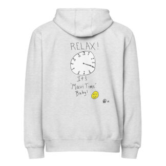 Relax! Unisex Zip Hoodie - Light Colors