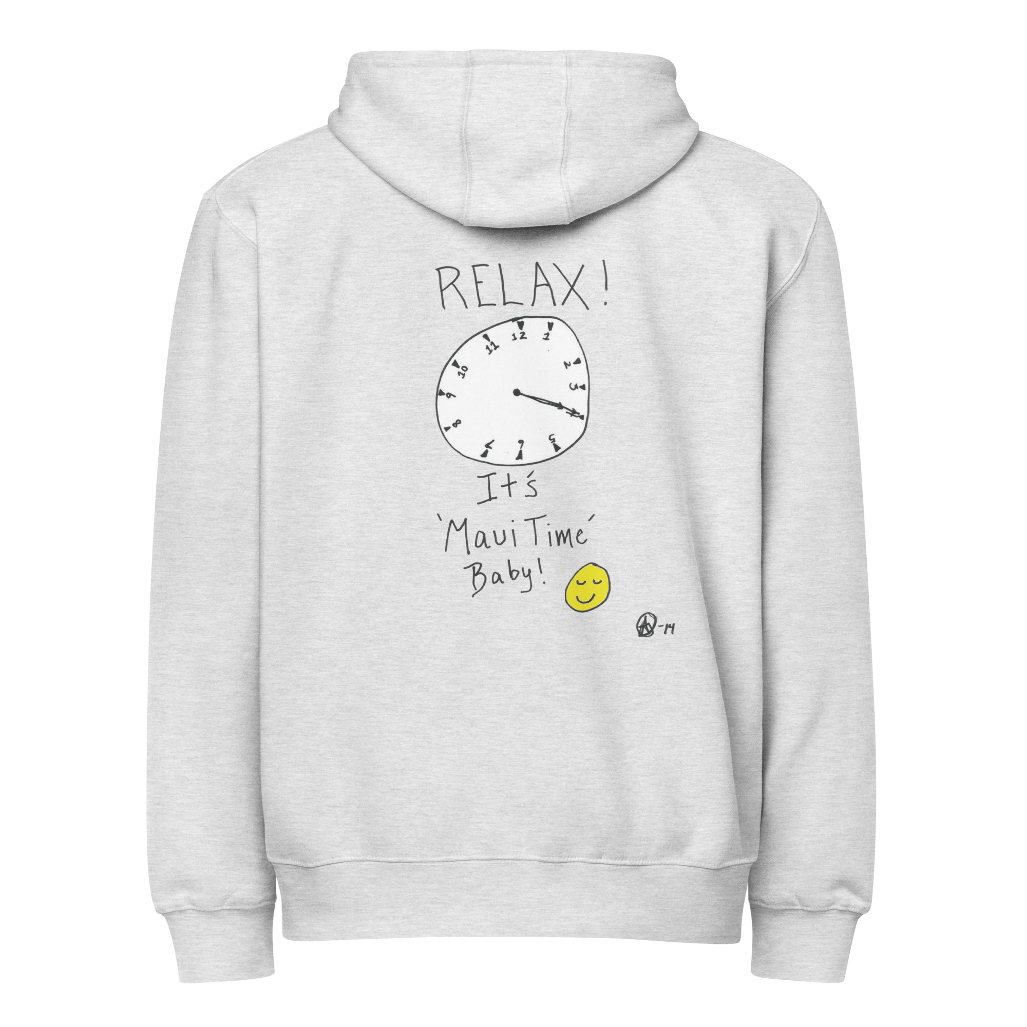 Relax! Unisex Zip Hoodie - Light Colors - Image 26