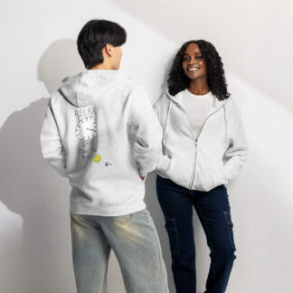Relax! Unisex Zip Hoodie - Light Colors