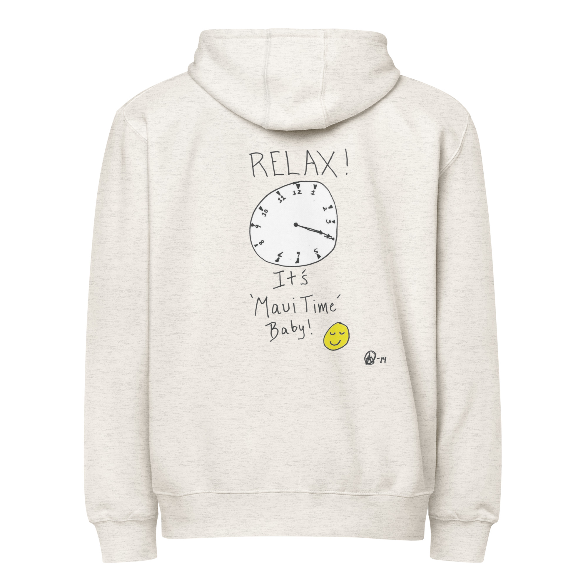 Relax! Unisex Zip Hoodie - Light Colors - Image 30