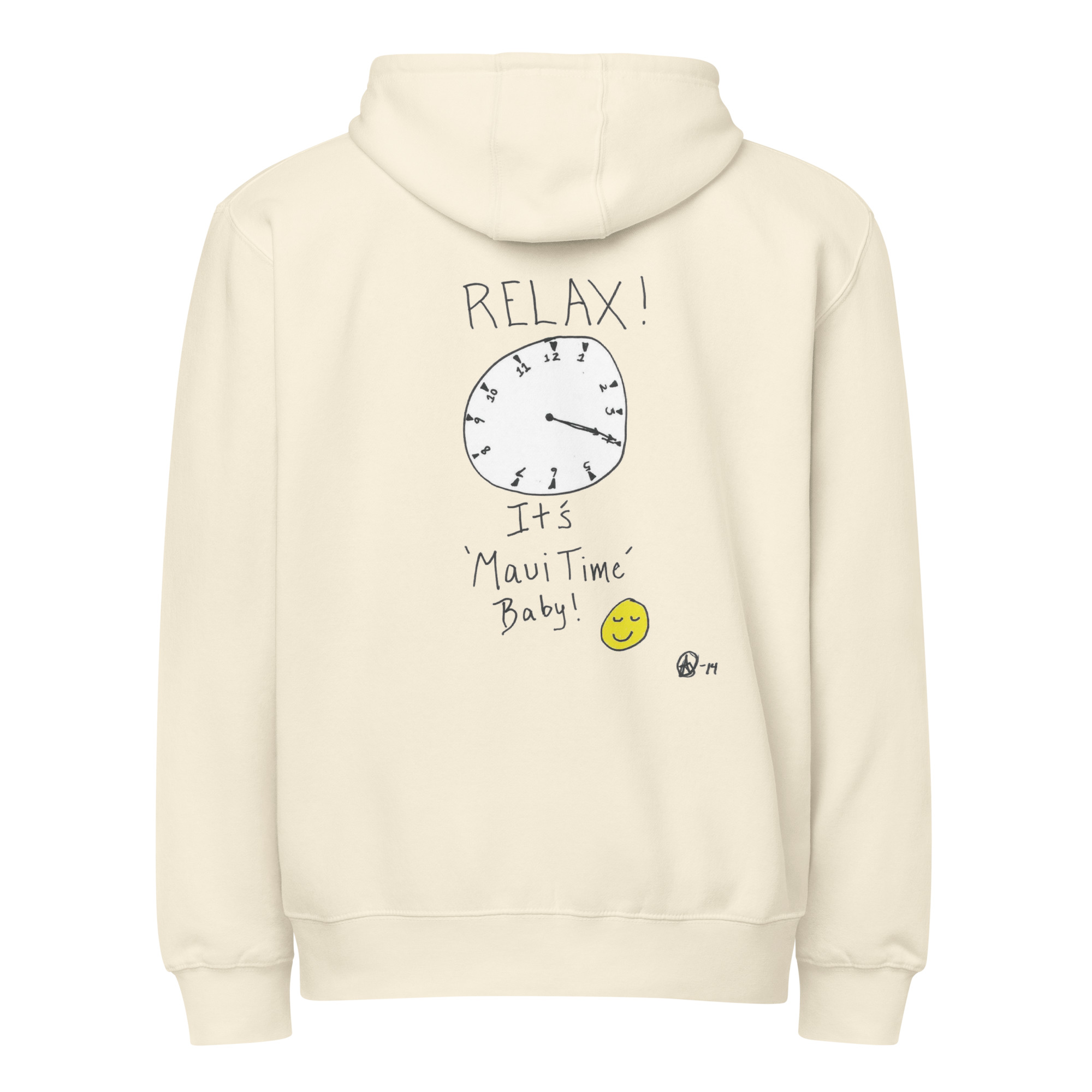 Relax! Unisex Zip Hoodie - Light Colors - Image 32