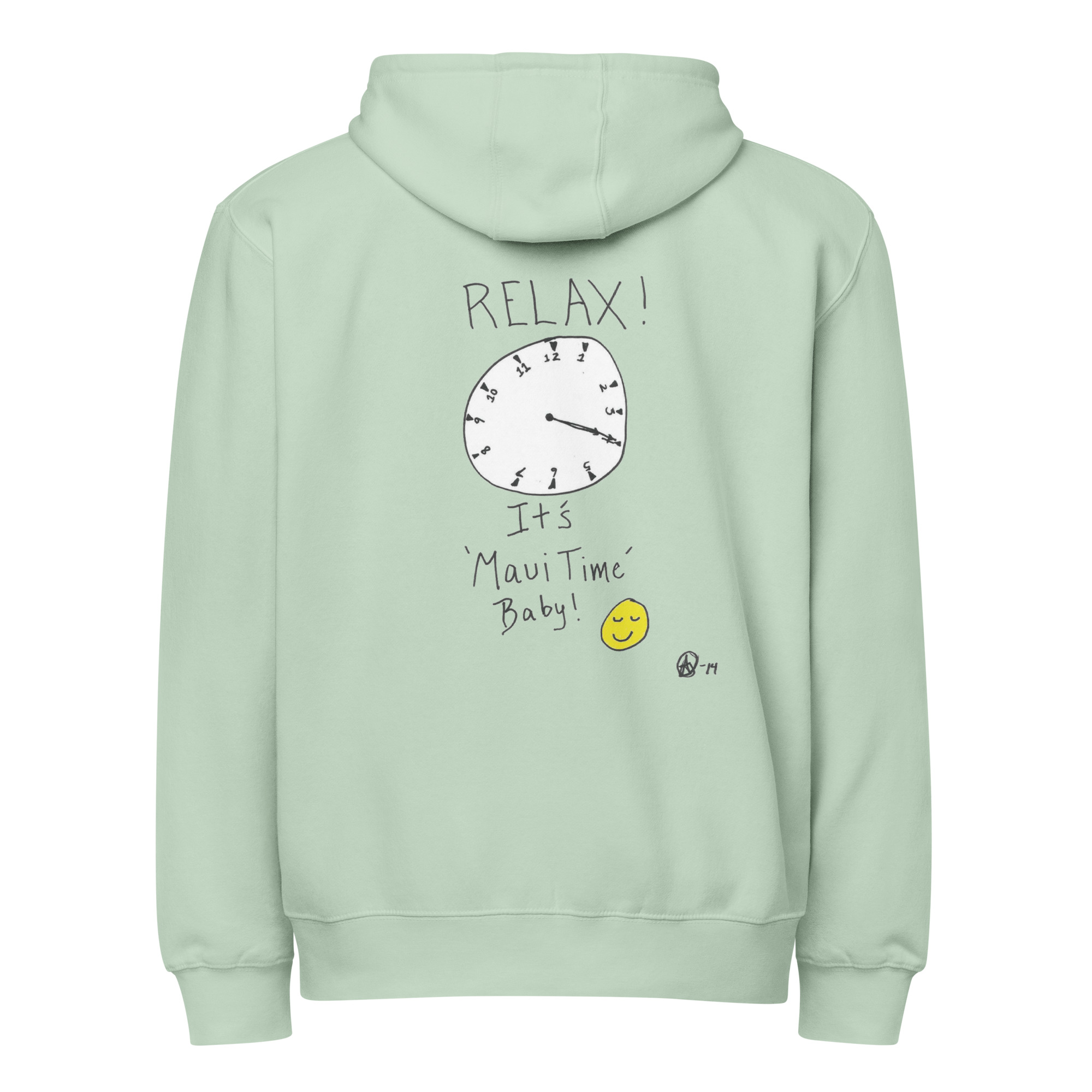 Relax! Unisex Zip Hoodie - Light Colors - Image 28