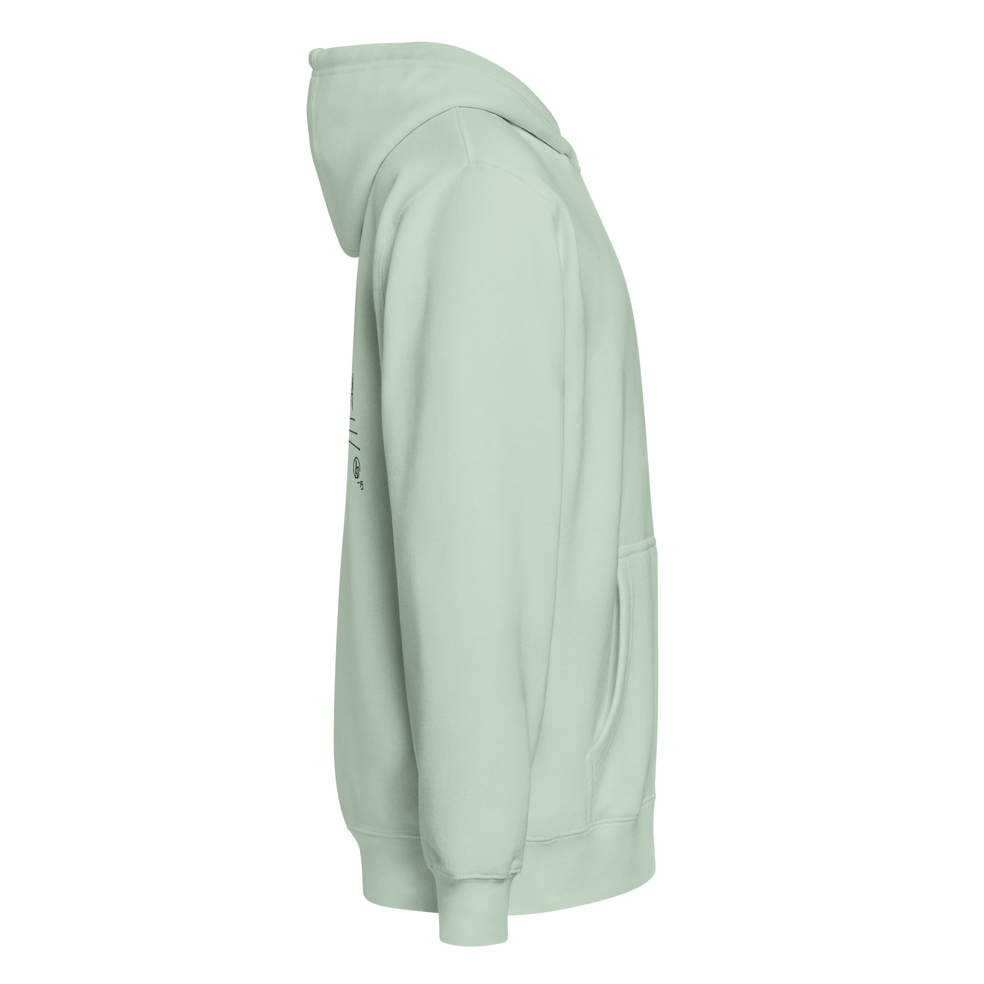 Peace Love Aloha Unisex Zip Hoodie - Light Colors - Image 11